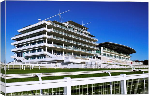 Epsom Racecourse, Home of the Derby Canvas Print by Chris Harris