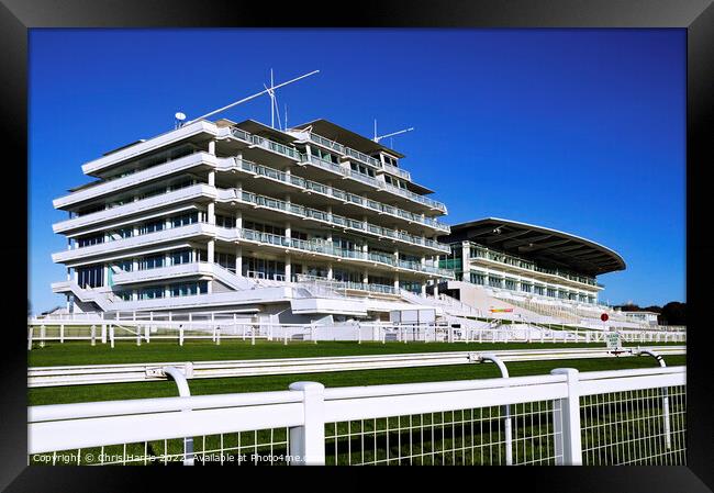 Epsom Racecourse, Home of the Derby Framed Print by Chris Harris