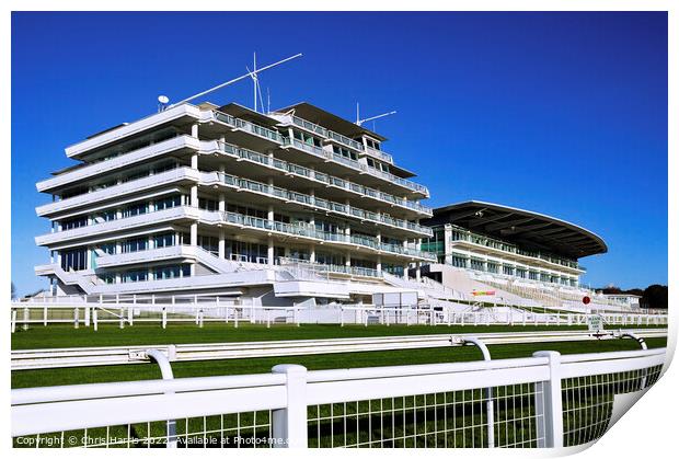 Epsom Racecourse, Home of the Derby Print by Chris Harris