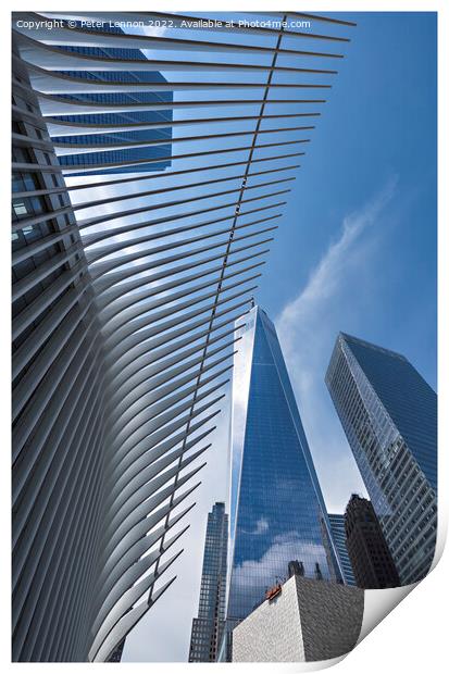 One World Trade Center Print by Peter Lennon