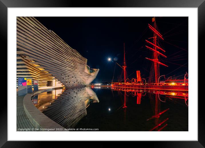 Victoria & Albert Museum with the RRS Discovery  Framed Mounted Print by Ian Scrimgeour