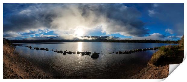 Loch Morlich Sunrise Print by Alan Simpson