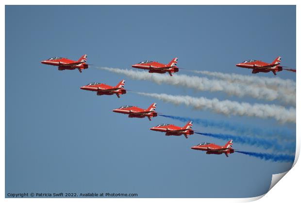 Red Arrows  Print by Patricia Swift