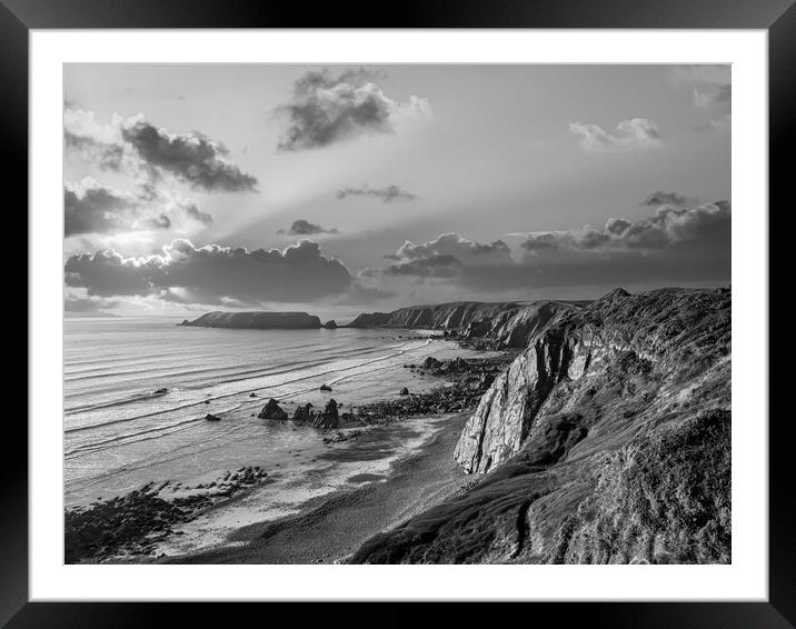  Marloes, St Brides Bay, Pembrokeshire, Wales. Framed Mounted Print by Colin Allen
