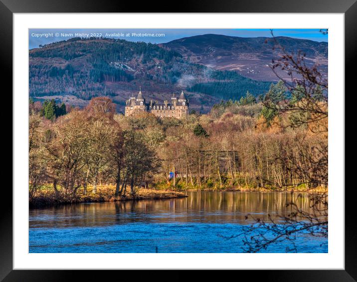 The Atholl Palace Hotel, Pitlochry Framed Mounted Print by Navin Mistry