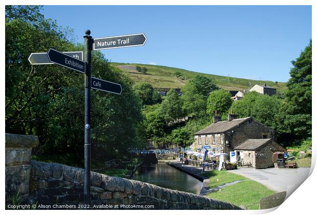 Marsden Huddersfield  Print by Alison Chambers