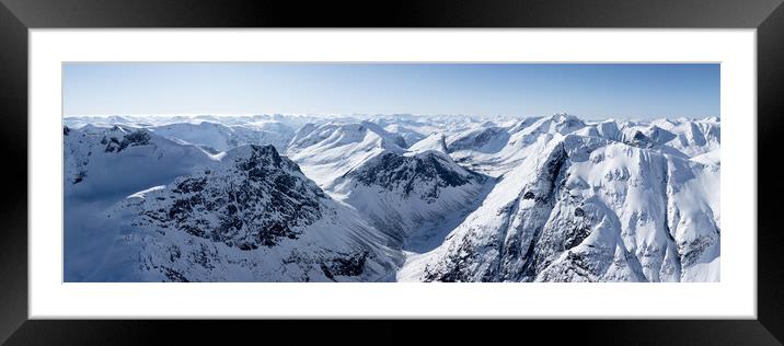 Øye valley Smorskretindane Sunnmørsalpene mountains Norway win Framed Mounted Print by Sonny Ryse