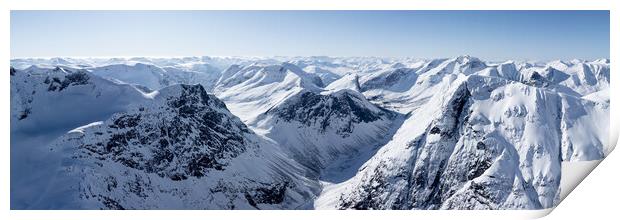 Øye valley Smorskretindane Sunnmørsalpene mountains Norway win Print by Sonny Ryse