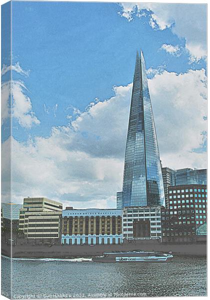 The Shard Canvas Print by Sue HASKER
