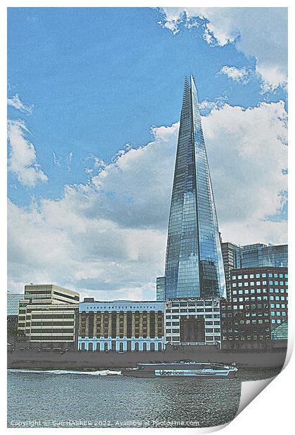 The Shard Print by Sue HASKER