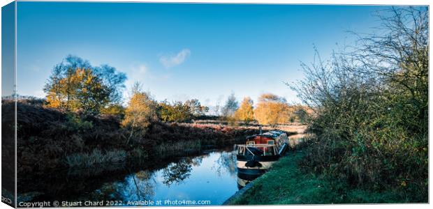 Canal narrowboat Canvas Print by Travel and Pixels 
