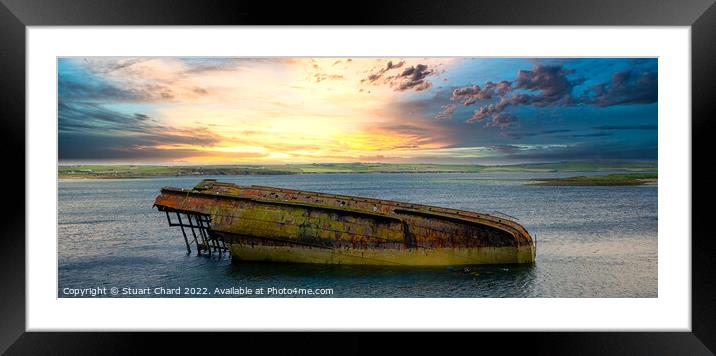 World War II Ship Orkney, Scotland Framed Mounted Print by Travel and Pixels 