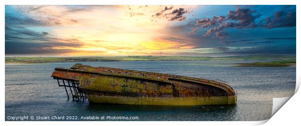 World War II Ship Orkney, Scotland Print by Travel and Pixels 