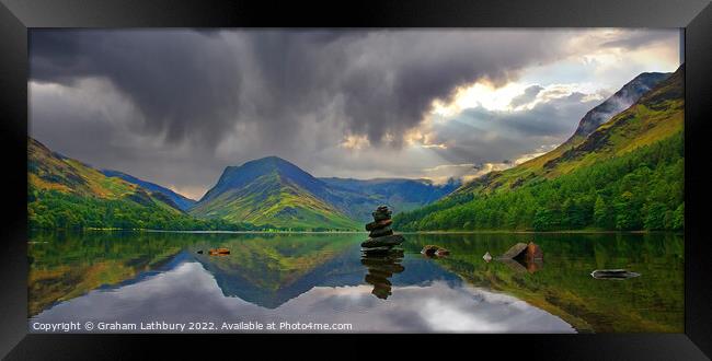 Buttermere, Lake District Framed Print by Graham Lathbury