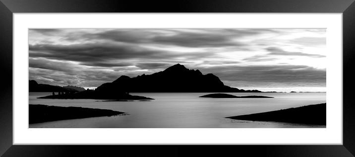 Tomma Island Stokkvagen Norway Black and white Framed Mounted Print by Sonny Ryse