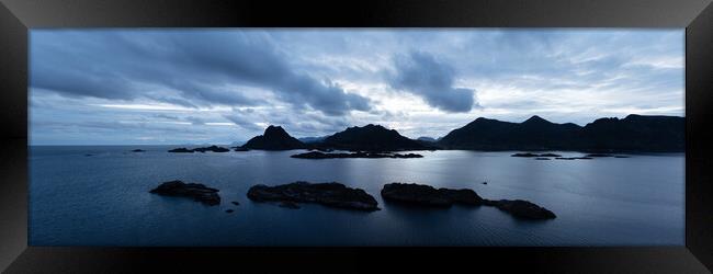 Ureberget Lofoten Islands Framed Print by Sonny Ryse