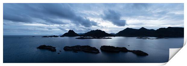 Ureberget Lofoten Islands Print by Sonny Ryse