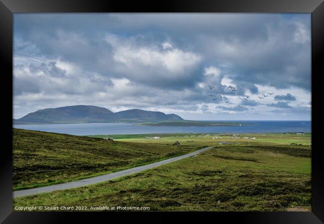 Scottish Highlands Landscape Framed Print by Stuart Chard