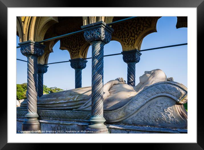 Monument to Grace Darling, Bamburgh Framed Mounted Print by Graham Prentice