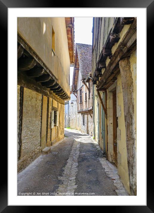 Dordogne Village Framed Mounted Print by Jon Short