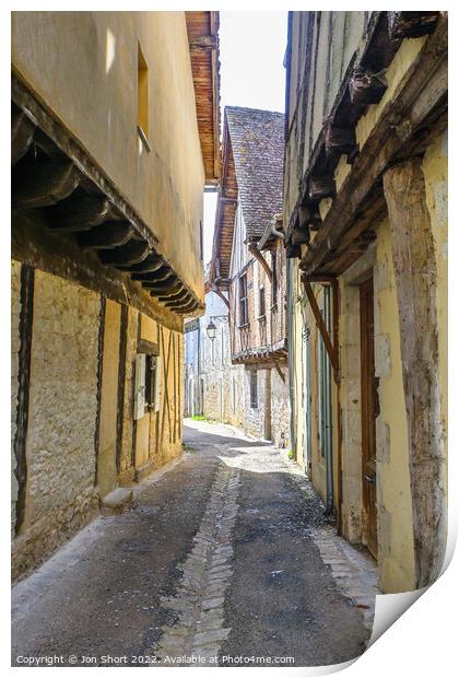 Dordogne Village Print by Jon Short