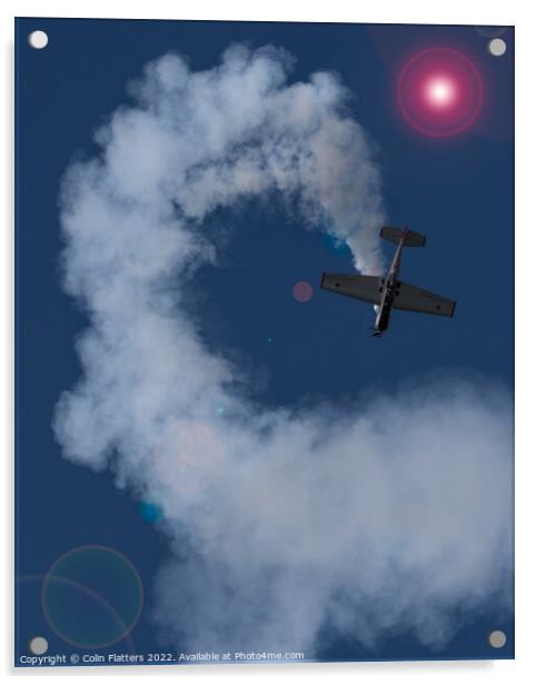 Aerobatics Acrylic by Colin Flatters