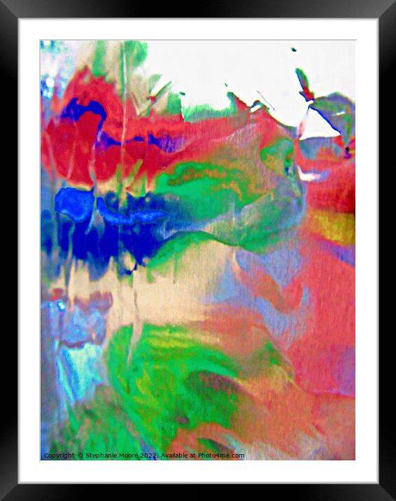 Abstract 482 Framed Mounted Print by Stephanie Moore