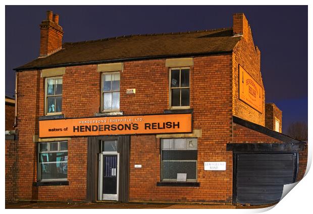 Hendersons Relish Building Print by Darren Galpin