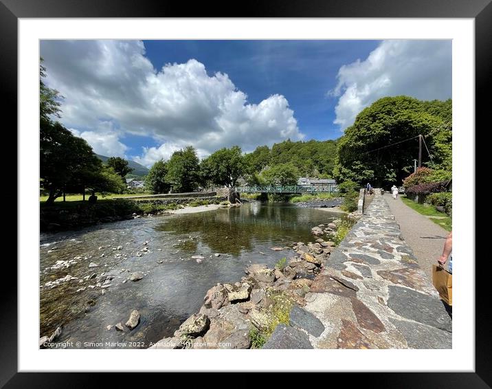 Beddgelert North Wales Framed Mounted Print by Simon Marlow