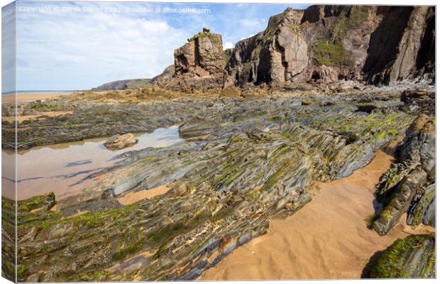 Stunning Coastal Scenery Canvas Print by Derek Daniel