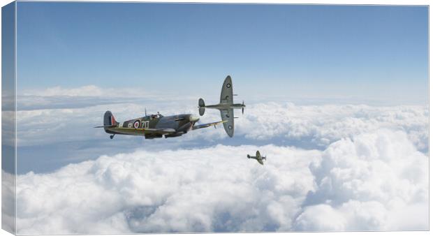 Spitfire Break Canvas Print by J Biggadike