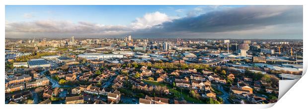 Leeds City Panoramic Print by Apollo Aerial Photography