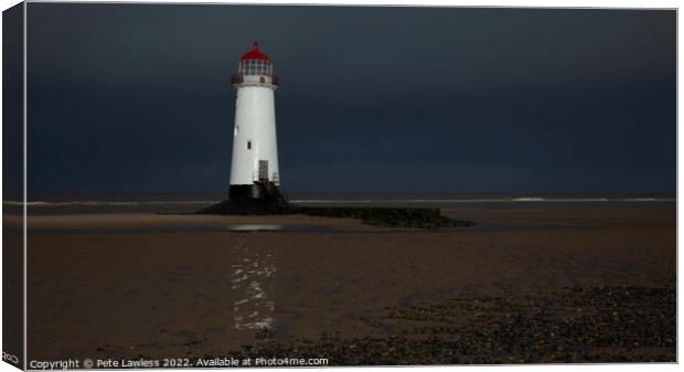 Point of Ayr Lighthouse Canvas Print by Pete Lawless