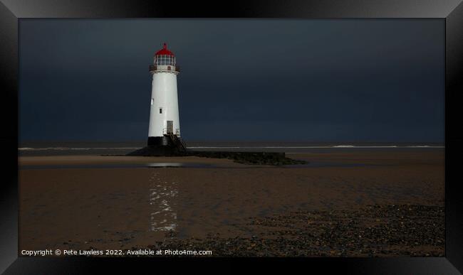 Point of Ayr Lighthouse Framed Print by Pete Lawless