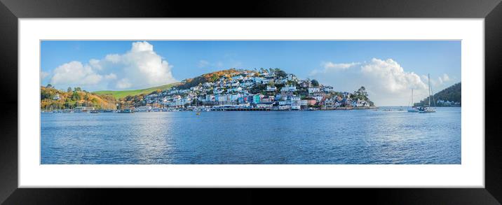 Kingswear from Dartmouth, Devon Framed Mounted Print by Maggie McCall