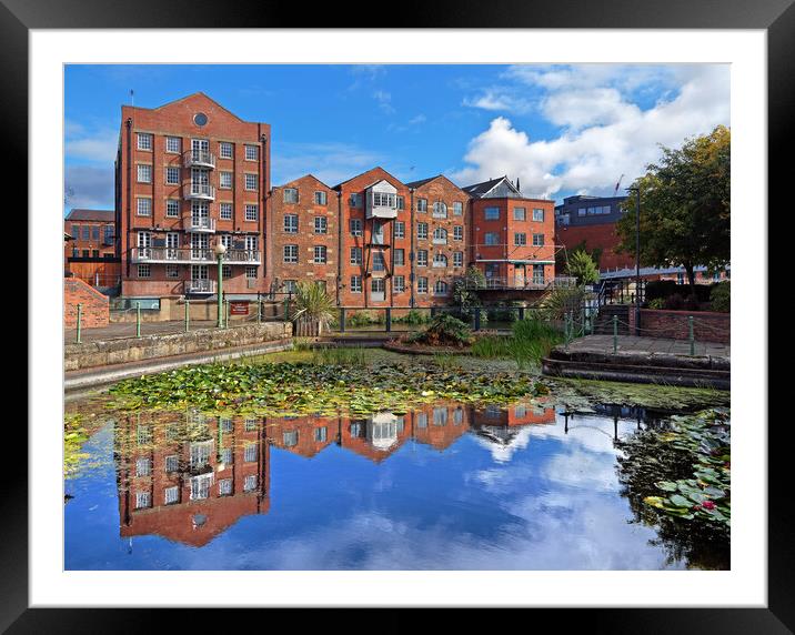 Calls Landing and Victoria Quays, Leeds  Framed Mounted Print by Darren Galpin
