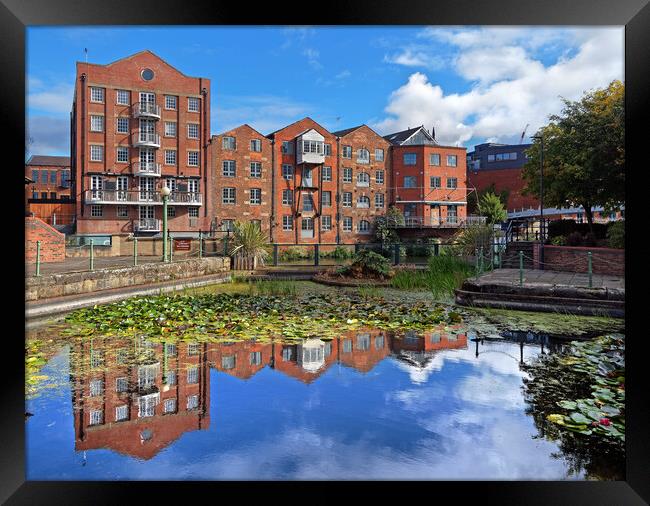 Calls Landing and Victoria Quays, Leeds  Framed Print by Darren Galpin