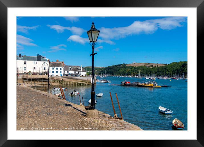 Charming Quayside Delight Framed Mounted Print by Paul F Prestidge