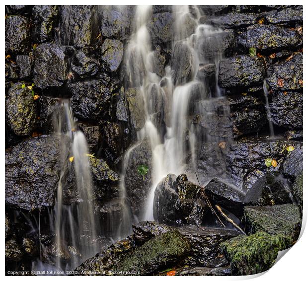 waterfall  Print by Gail Johnson