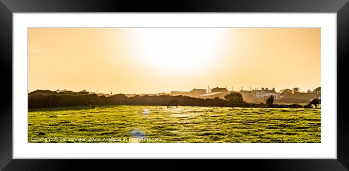 Views around the North Wales Coastline, UK Framed Mounted Print by Gail Johnson