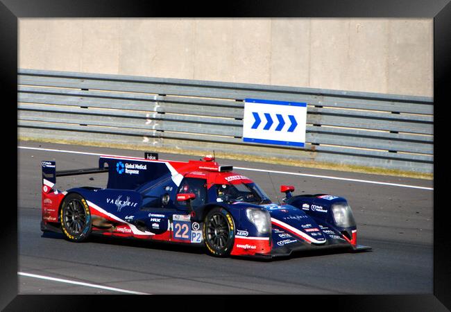 Oreca 07 Gibson Sports Motor Car Framed Print by Andy Evans Photos