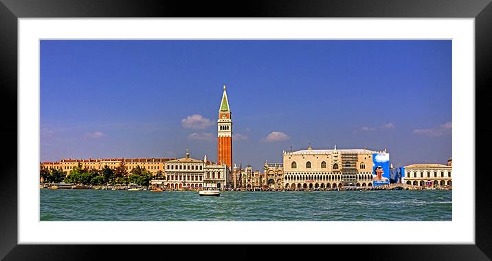 Piazza San Marco Framed Mounted Print by Tom Gomez