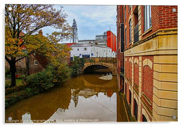 Reflections over the Foss Acrylic by GJS Photography Artist