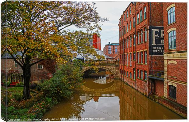 Reflections of Foss Canvas Print by GJS Photography Artist