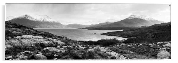 Beinn Alligin Liathach Torridon-loch-and-mountains-highlands-sco Acrylic by Sonny Ryse