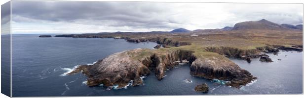 Isle of Lewis Mangursta coast Scotland Canvas Print by Sonny Ryse