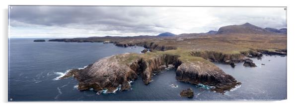 Isle of Lewis Mangursta coast Scotland Acrylic by Sonny Ryse