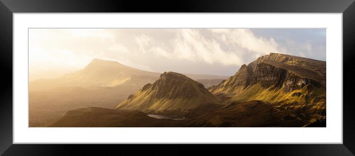 The Quiraing and Trotternish Ridge Isle of Skye 2 Framed Mounted Print by Sonny Ryse