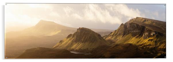 The Quiraing and Trotternish Ridge Isle of Skye 2 Acrylic by Sonny Ryse