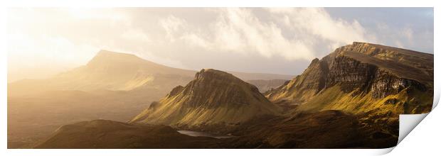 The Quiraing and Trotternish Ridge Isle of Skye 2 Print by Sonny Ryse